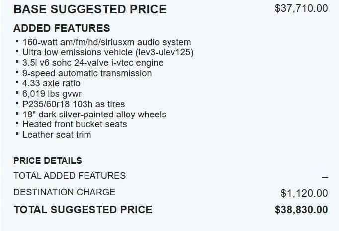 2019 Honda Odyssey EX-L