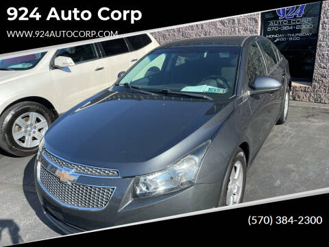 2013 Chevrolet Cruze for sale at 924 Auto Corp in Sheppton PA