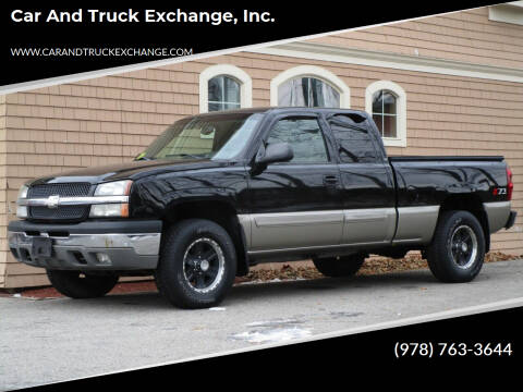 2003 Chevrolet Silverado 1500 for sale at Car and Truck Exchange, Inc. in Rowley MA
