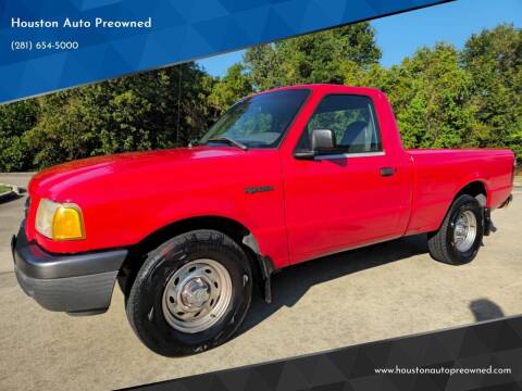 2001 Ford Ranger for sale at Houston Auto Preowned in Houston TX