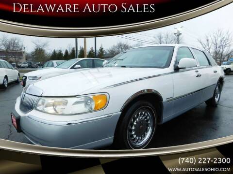 2001 Lincoln Town Car for sale at Delaware Auto Sales in Delaware OH