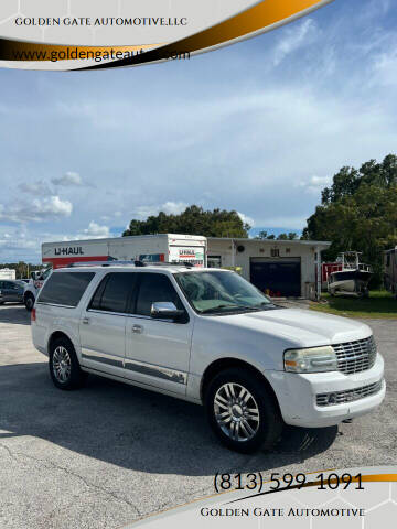 2010 Lincoln Navigator L for sale at GOLDEN GATE AUTOMOTIVE,LLC in Zephyrhills FL