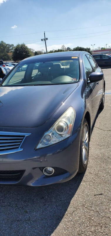 2011 Infiniti G25 Sedan for sale at M B & D AUTO in Virginia Beach VA