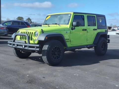 2017 Jeep Wrangler Unlimited for sale at Kern Auto Sales & Service LLC in Chelsea MI