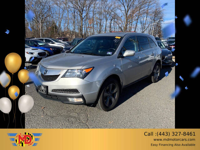 2013 Acura MDX for sale at MD MOTORCARS in Aberdeen, MD