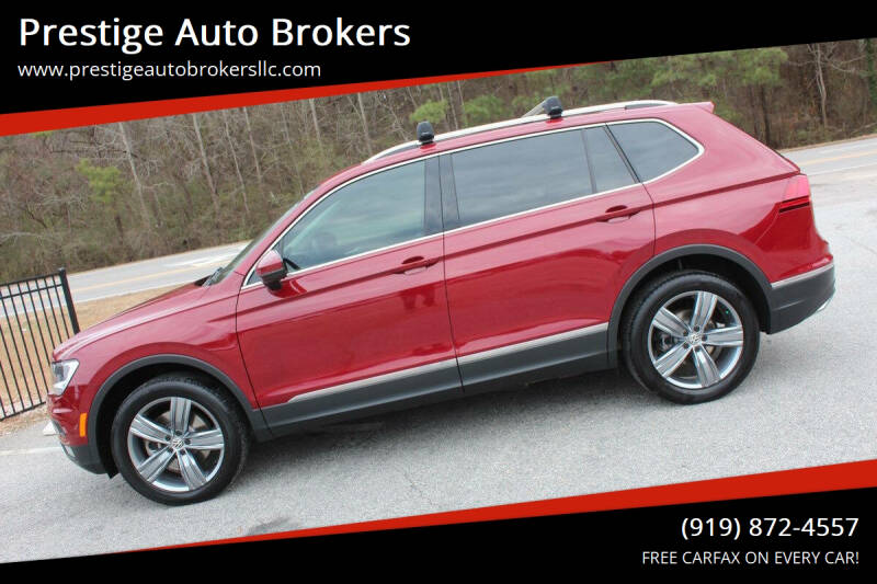 2020 Volkswagen Tiguan for sale at Prestige Auto Brokers in Raleigh NC