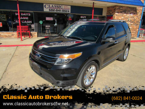 2013 Ford Explorer for sale at Classic Auto Brokers in Haltom City TX