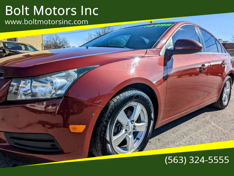 2012 Chevrolet Cruze for sale at Bolt Motors Inc in Davenport IA