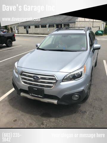 2016 Subaru Outback for sale at Dave's Garage Inc in Hampton NH