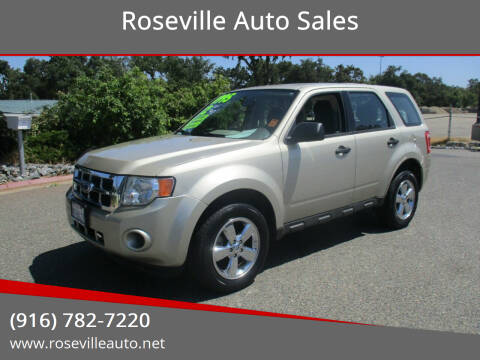 2012 Ford Escape for sale at Roseville Auto Sales in Roseville CA
