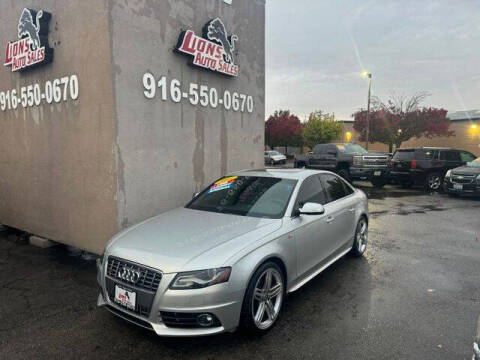 2011 Audi S4 for sale at LIONS AUTO SALES in Sacramento CA