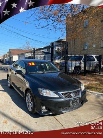 2013 Lexus IS 250 for sale at Macks Motor Sales in Chicago IL