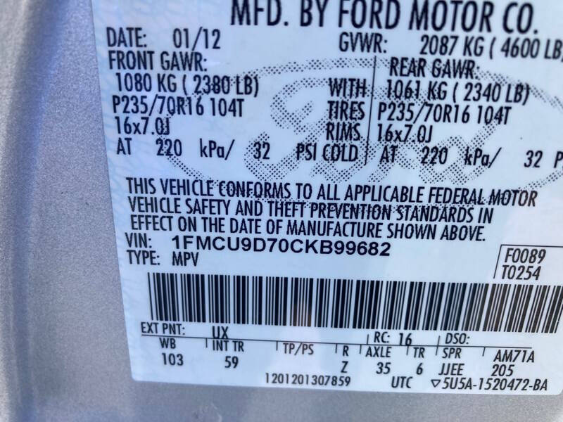 2012 Ford Escape XLT