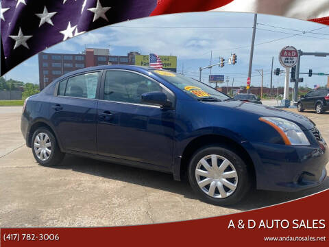 2010 Nissan Sentra for sale at A & D Auto Sales in Joplin MO