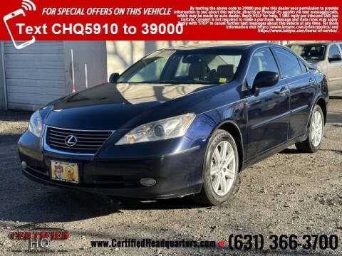 2007 Lexus ES 350 for sale at CERTIFIED HEADQUARTERS in Saint James NY
