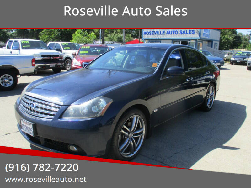 2006 Infiniti M35 for sale at Roseville Auto Sales in Roseville CA
