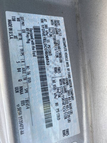 2012 Ford E-Series E-150