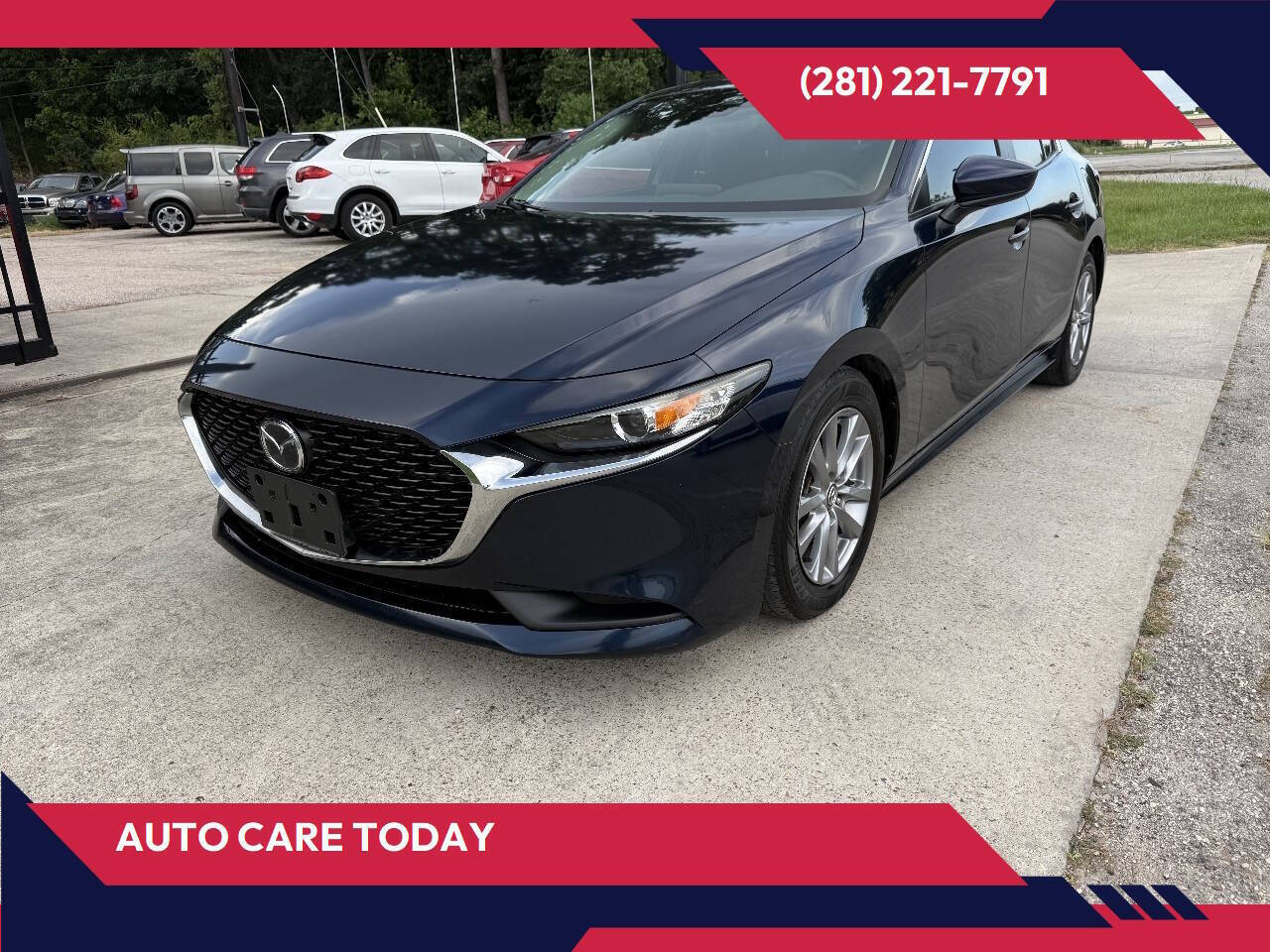 Deep Crystal Blue Mica 2020 Mazda MAZDA3 Sedan Front-Wheel Drive 6-Speed Automatic