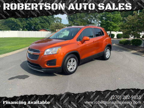 2015 Chevrolet Trax for sale at ROBERTSON AUTO SALES in Bowling Green KY