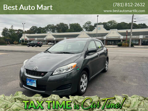2009 Toyota Matrix for sale at Best Auto Mart in Weymouth MA