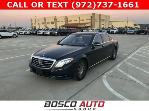 2015 Mercedes-Benz S-Class for sale at Bosco Auto Group in Flower Mound TX
