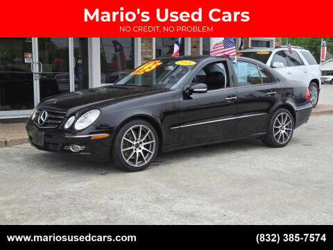 2008 Mercedes-Benz E-Class for sale at Mario's Used Cars - South Houston Location in South Houston TX