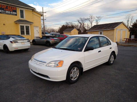 2001 Honda Civic for sale at Top Gear Motors in Winchester VA