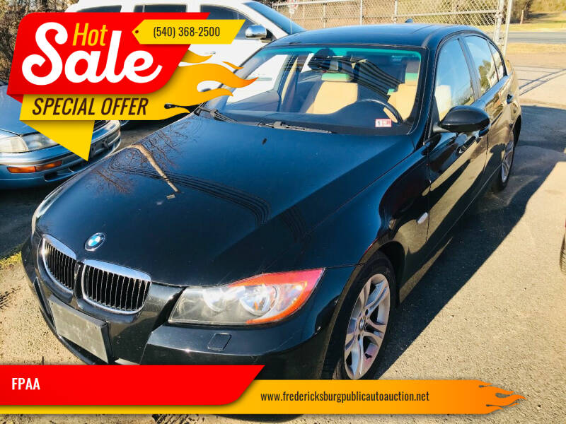 2008 BMW 3 Series for sale at FPAA in Fredericksburg VA