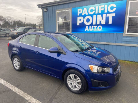 2013 Chevrolet Sonic for sale at Pacific Point Auto Sales in Lakewood WA