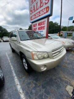 2002 Toyota Highlander for sale at LAKE CITY AUTO SALES in Forest Park GA