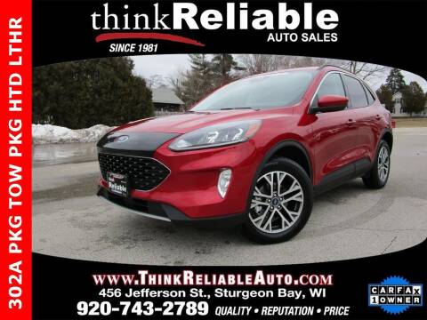 2021 Ford Escape for sale at RELIABLE AUTOMOBILE SALES, INC in Sturgeon Bay WI