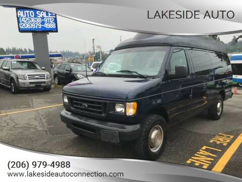 2003 Ford E-Series Wagon for sale at Lakeside Auto in Lynnwood WA