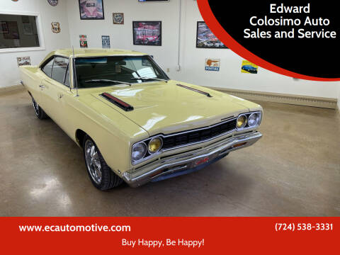 1968 Plymouth Satellite for sale at Edward Colosimo Auto Sales and Service in Evans City PA