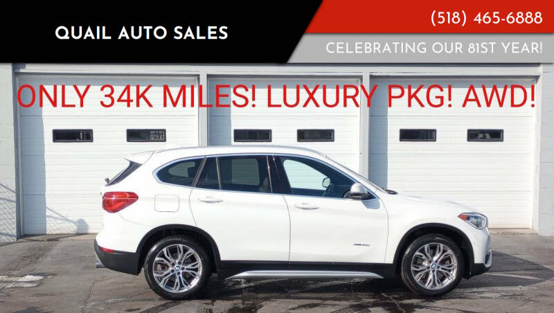 2017 BMW X1 for sale at Quail Auto Sales in Albany NY