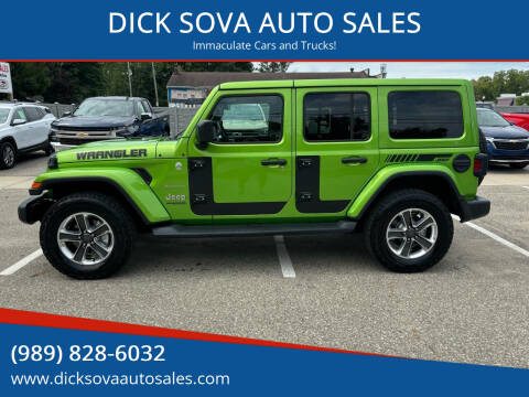 2019 Jeep Wrangler Unlimited for sale at DICK SOVA AUTO SALES in Shepherd MI