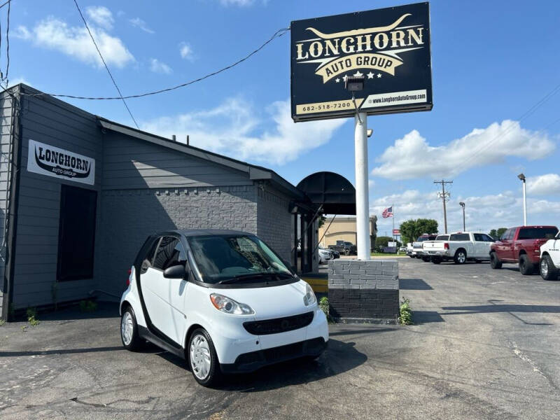 2013 Smart fortwo for sale at Texas Giants Automotive in Mansfield TX