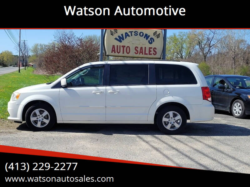 2012 Dodge Grand Caravan for sale at Watson Automotive in Sheffield MA