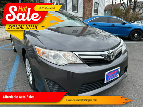 2012 Toyota Camry for sale at Affordable Auto Sales in Irvington NJ