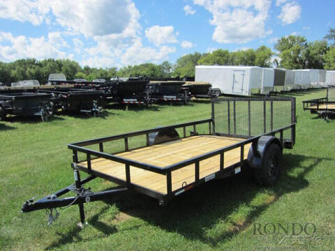 2024 L&O Mfg Single Axle Utility 6412U for sale at Rondo Truck & Trailer in Sycamore IL