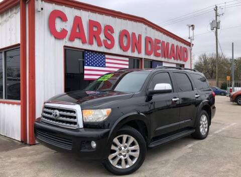 2008 Toyota Sequoia for sale at Cars On Demand 2 in Pasadena TX