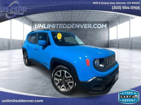 2015 Jeep Renegade for sale at Unlimited Auto Sales in Denver CO