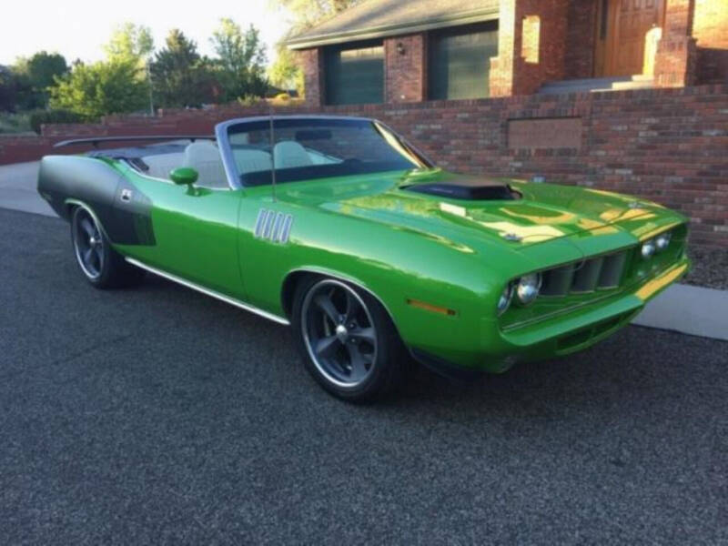 1971 Plymouth Barracuda for sale at Hines Auto Sales in Marlette MI