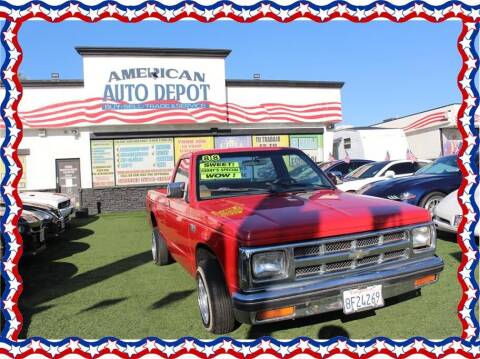 1988 Chevrolet S-10 for sale at American Auto Depot in Modesto CA