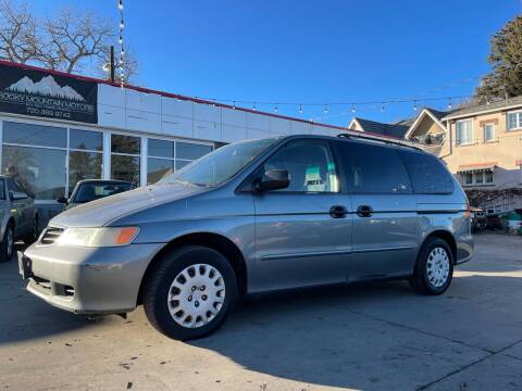 2002 Honda Odyssey for sale at Rocky Mountain Motors LTD in Englewood CO