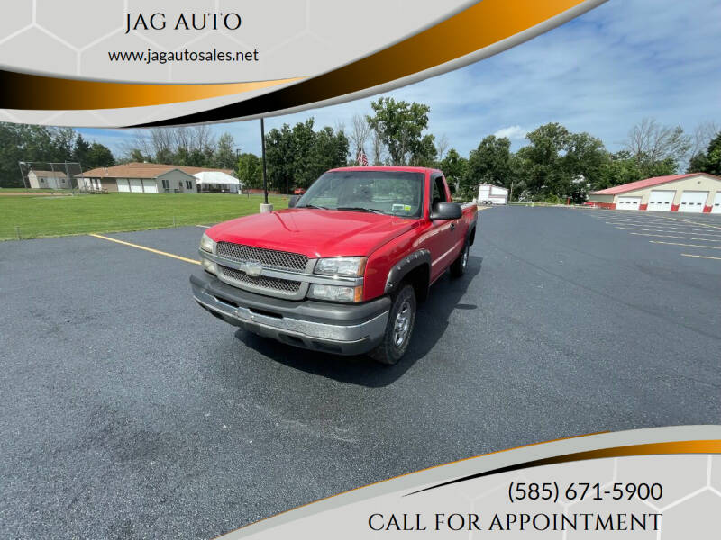 2003 Chevrolet Silverado 1500 for sale at JAG AUTO in Webster NY