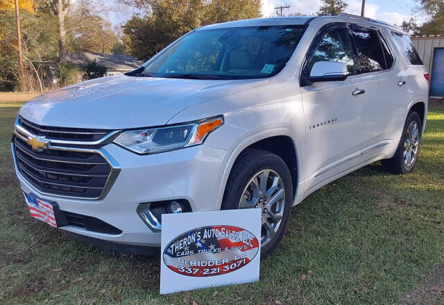 2018 Chevrolet Traverse for sale at Theron's Auto Sales, LLC in Deridder, LA