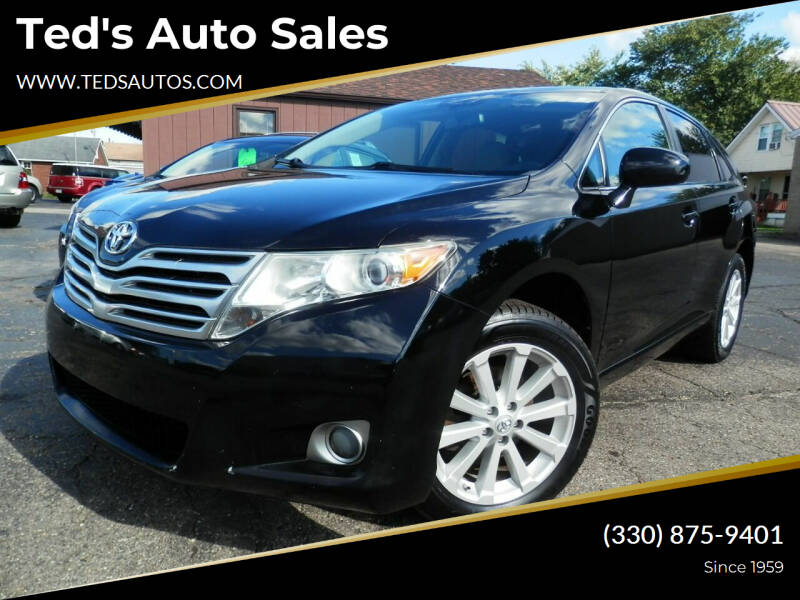 2010 Toyota Venza for sale at Ted's Auto Sales in Louisville OH