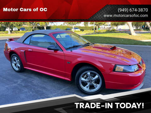 2002 Ford Mustang for sale at Motor Cars of OC in Costa Mesa CA