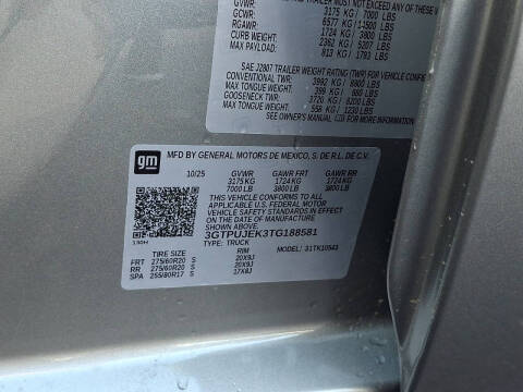 2026 GMC Sierra 1500 Elevation Standard