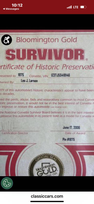 1975 Chevrolet Corvette